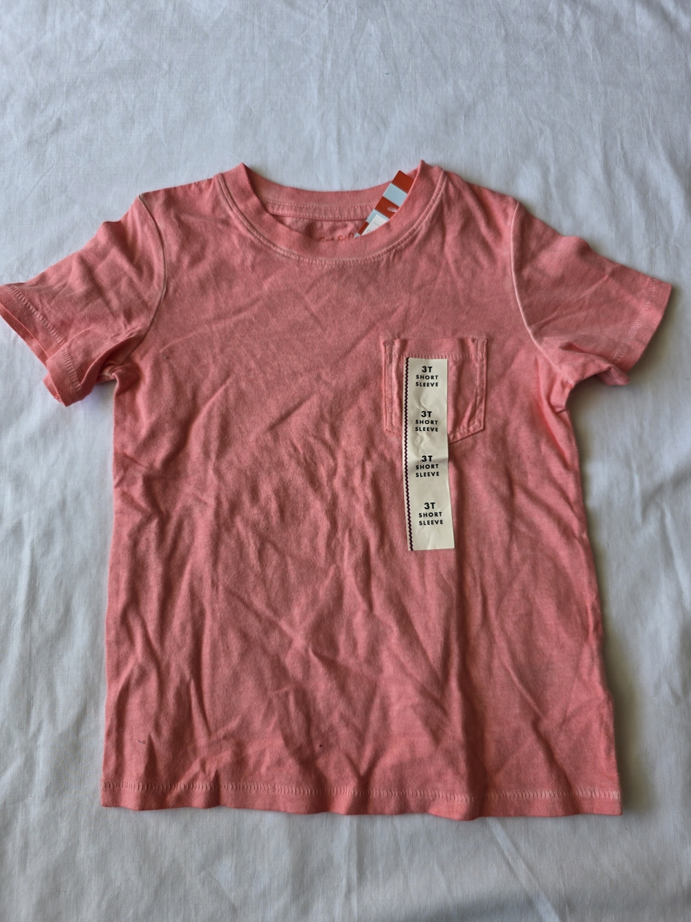 Cat & Jack Coral Pink Short Sleeve Tee